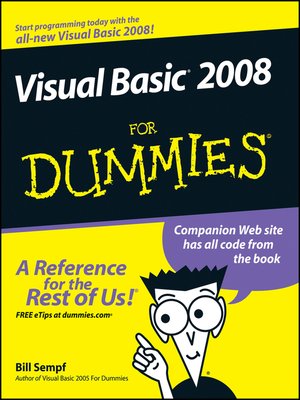 cover image of Visual Basic 2008 For Dummies